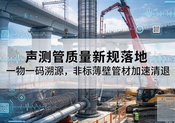 临川声测管质量新规落地，一物一码溯源，非标薄壁管材加速清退